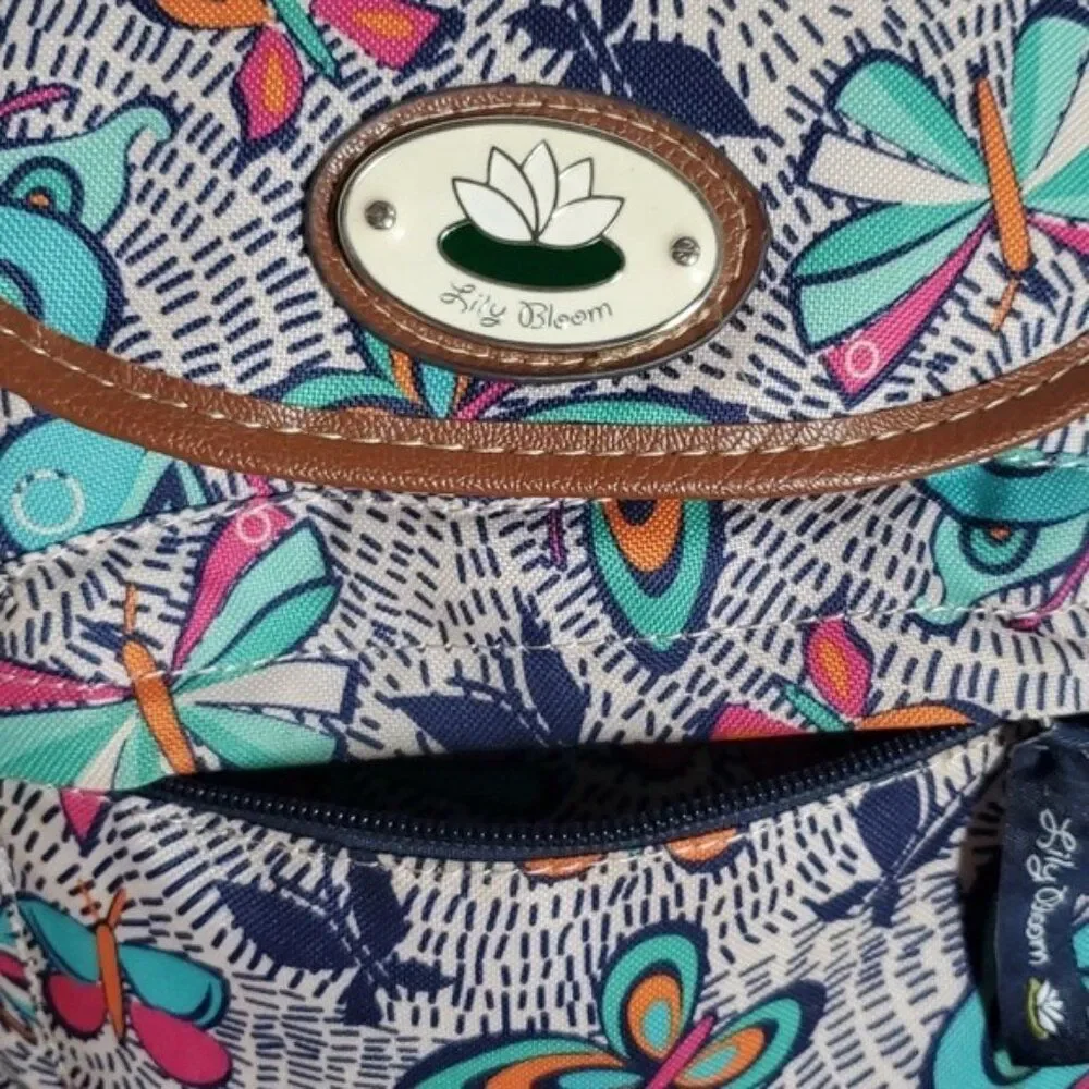 Lily Bloom Mini Backpack Bag Night Flight Butterfly Butterflies Women's Woman's